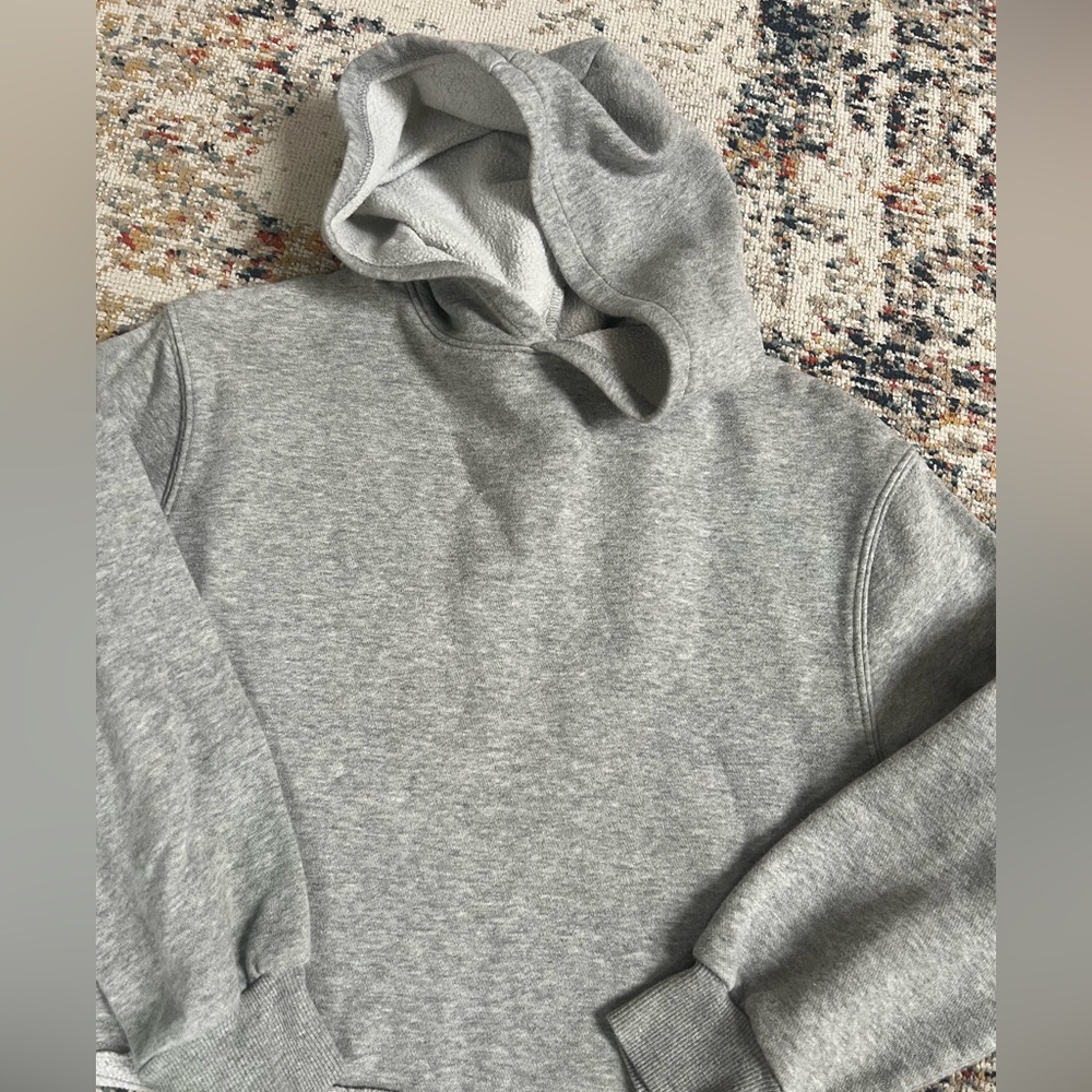 Art Class cropped Gray Hoodie - Picture 2 of 5